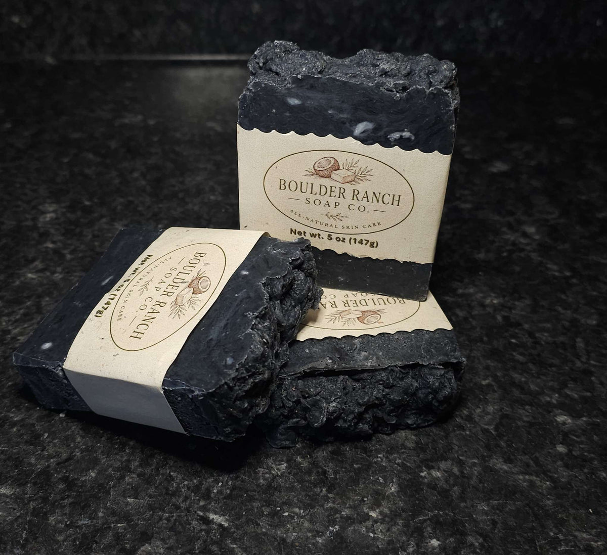 Activated Charcoal Tallow Soap Bar