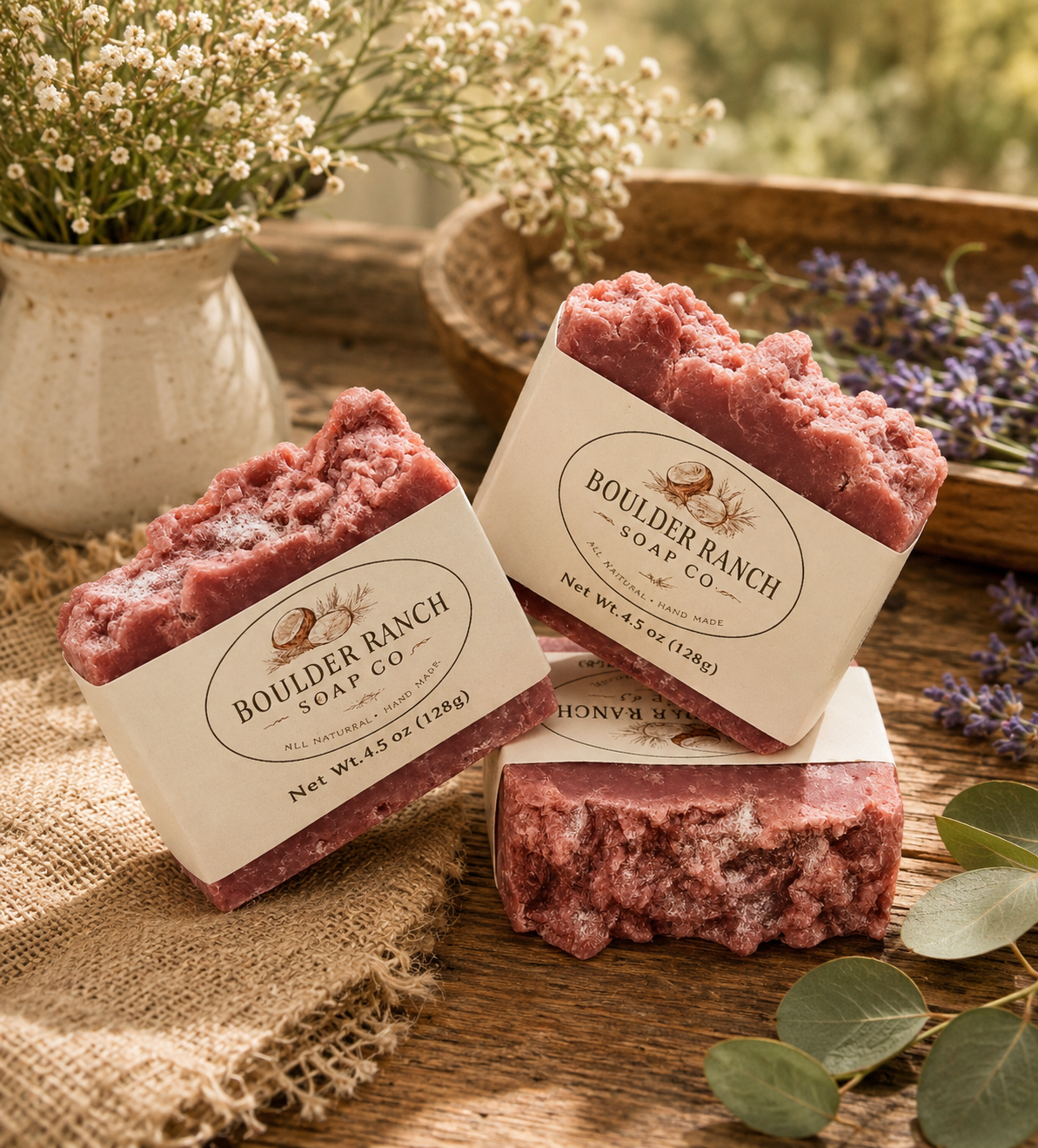 Goat's milk & Pink Clay Luxury Bar